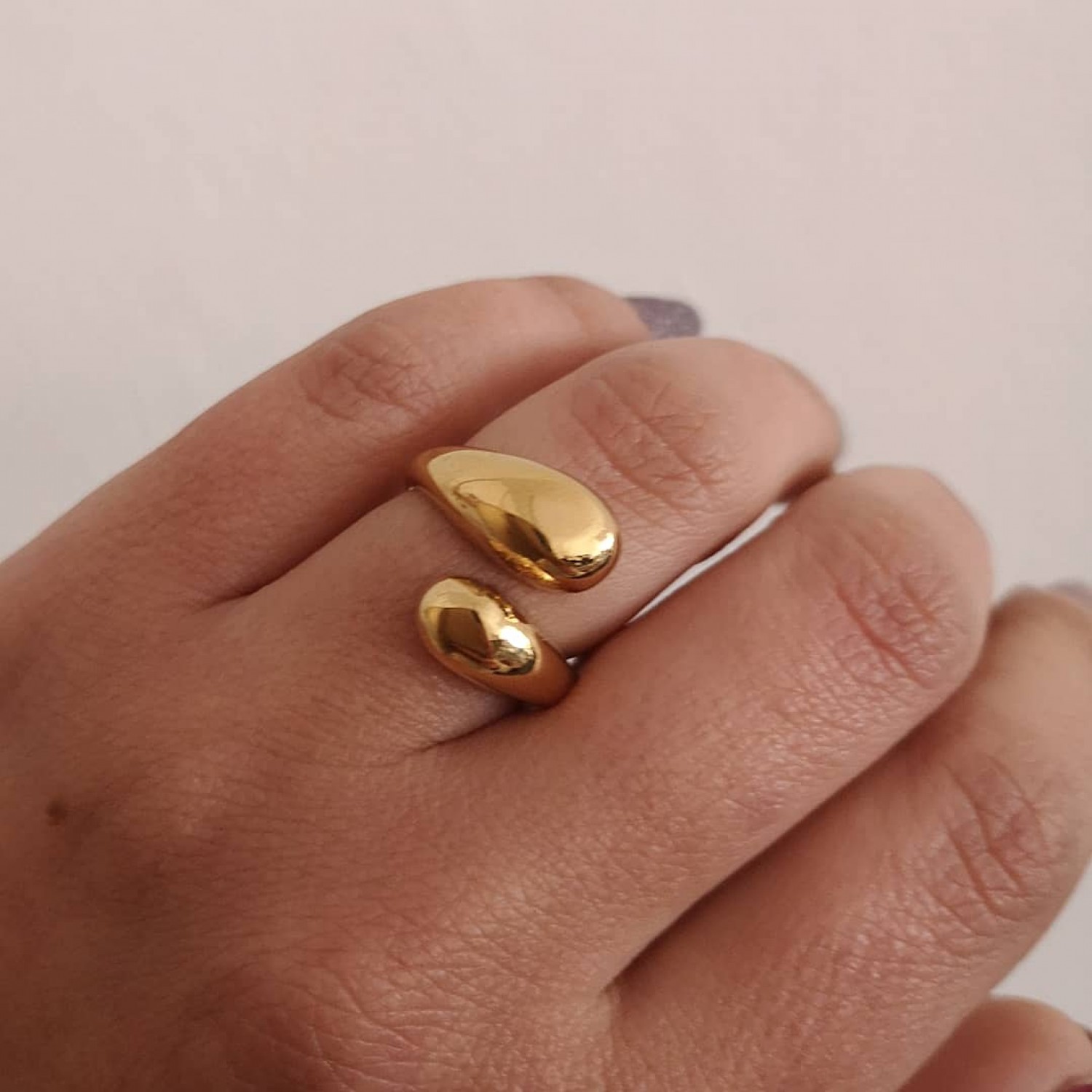 STAINLESS STEEL δαχτυλίδι ατσάλι κίτρινο χρυσό.