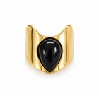 Black Stone Ring
