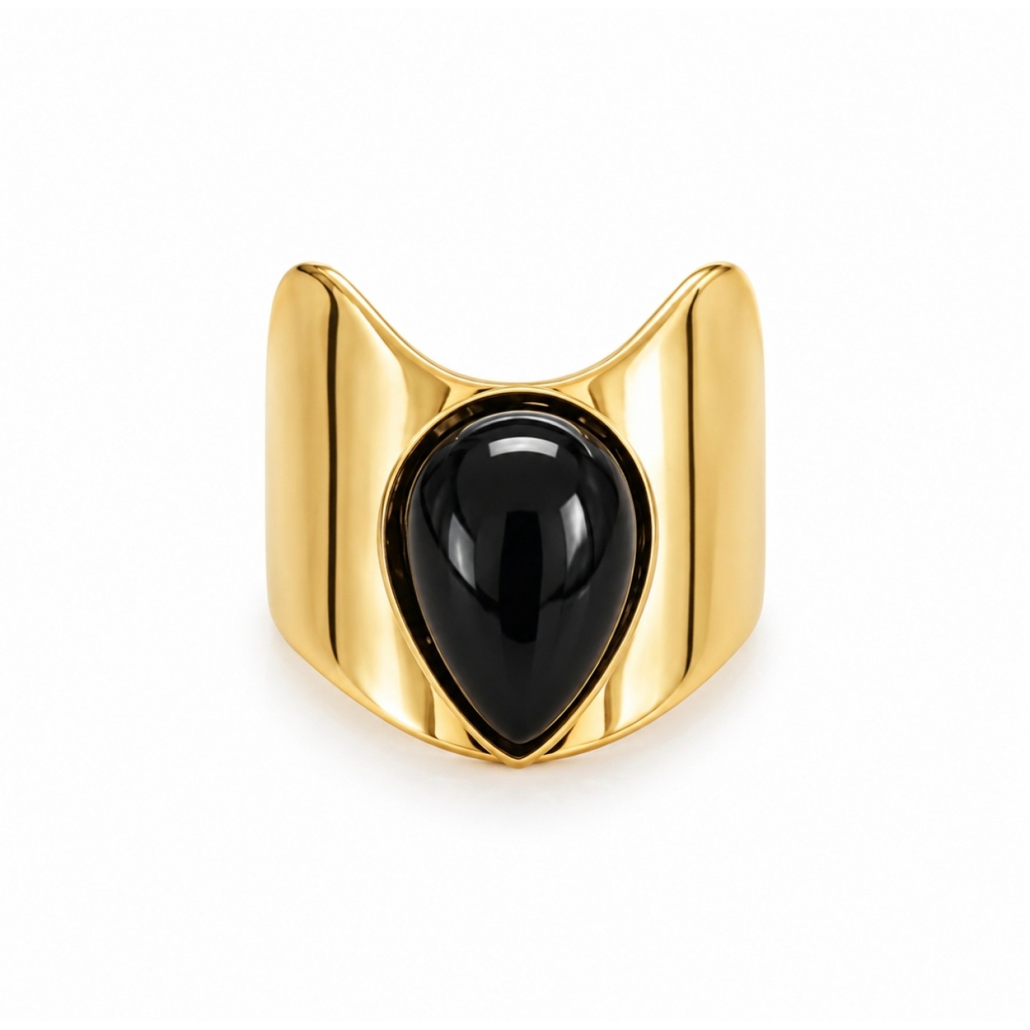 Black Stone Ring
