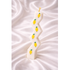 Minimal Lemon Λαμπάδα με Λεμονάκια