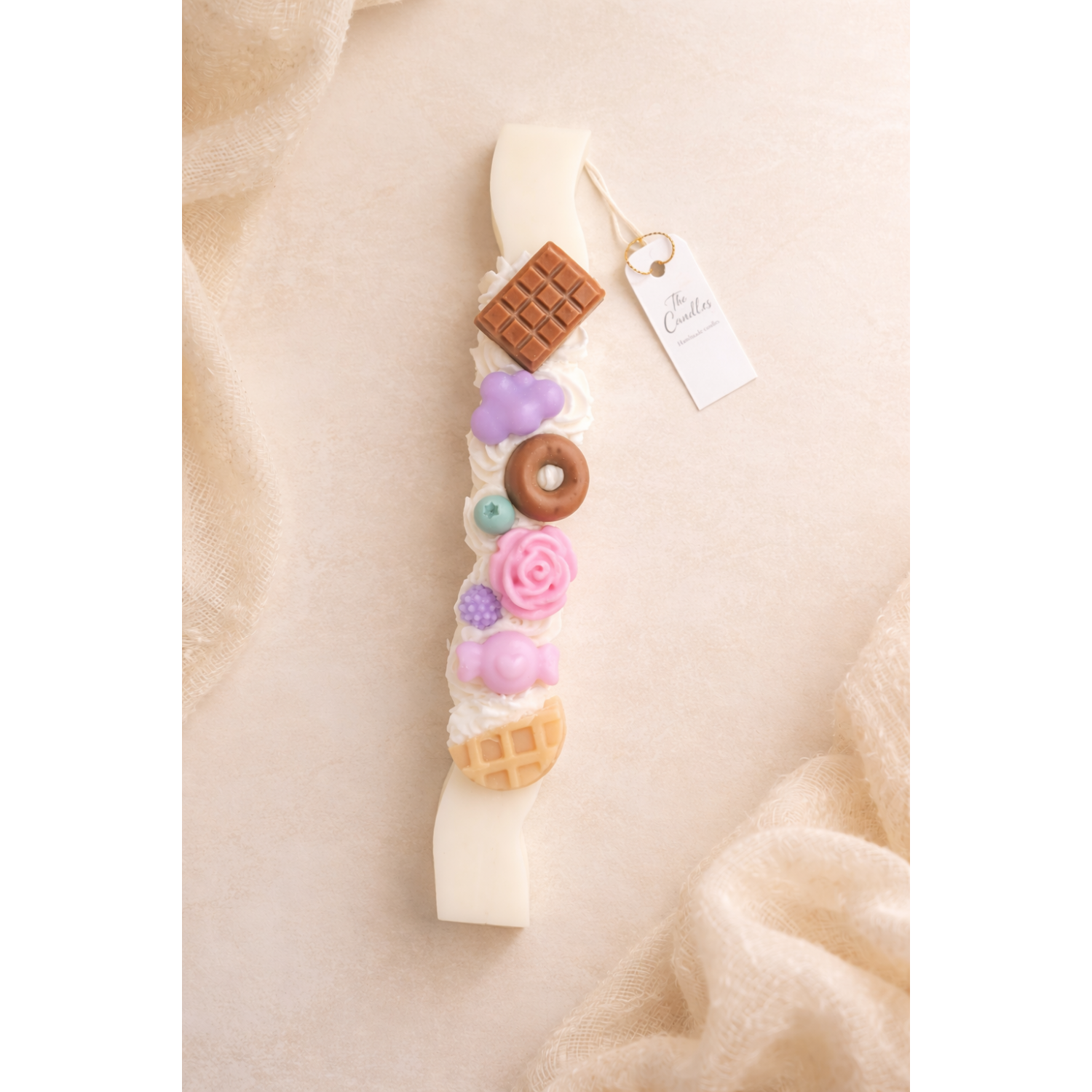 Sweet Dessert Dream Λαμπάδα με Donut & Σοκολάτα για Κορίτσι