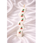 Minimal Cherry Λαμπάδα με Κερασάκια