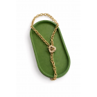 Κολιέ Αλυσίδα με Καρδιά & Κάθετη Προέκταση