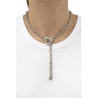 Κολιέ Αλυσίδα με Καρδιά & Κάθετη Προέκταση