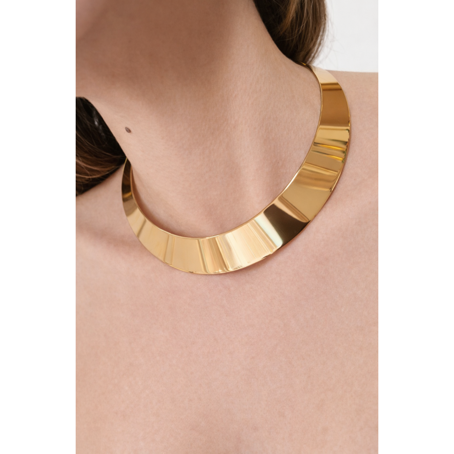 Γυναικείο Κολιέ Choker Mirror από Ανοξείδωτο Ατσάλι