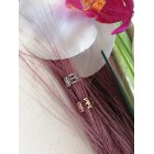 STAINLESS STEEL EAR CUFF σκουλαρίκια σετ ροζ χρυσό-ασημί.