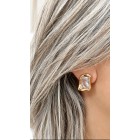 Crystal Edge Earrings