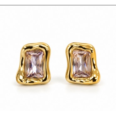 Crystal Edge Earrings