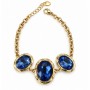 Gem Trio Bracelet Blue
