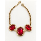 Gem Trio Bracelet Red