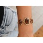 Gem Trio Bracelet Amber