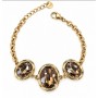 Gem Trio Bracelet Brown