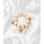 Ivory Ocean Charm Βραχιόλι με μπέζ χάντρες & Θαλασσινά Στοιχεία